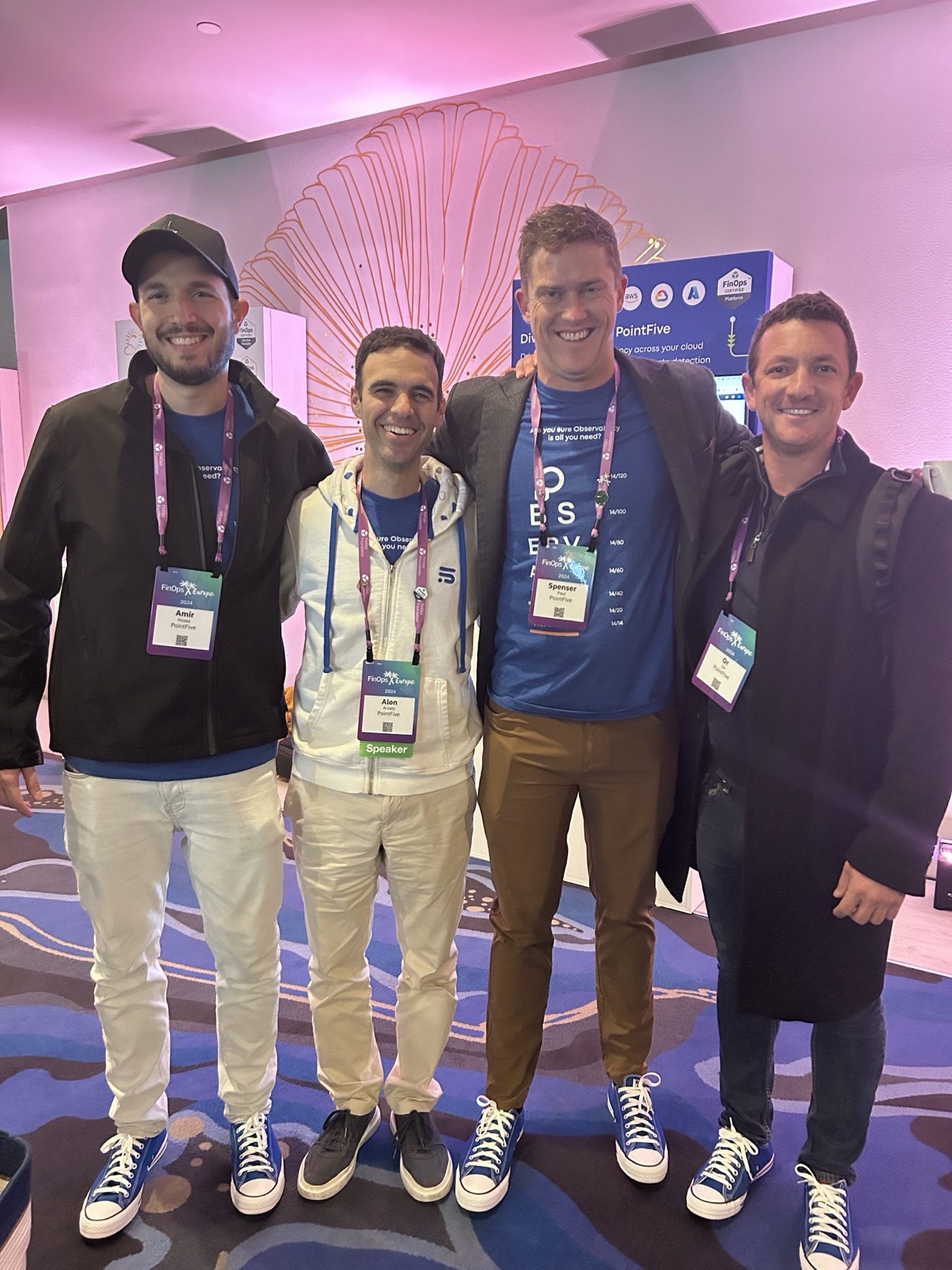 PointFive teammates at FinOps X Europe